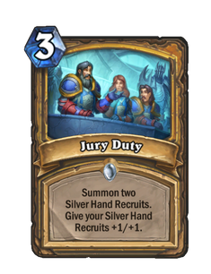 Карта Hearthstone «Присяжные»