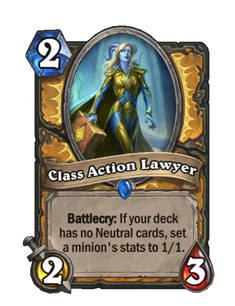 Карта Hearthstone «Представитель коллегии»