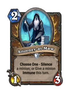 Карта Hearthstone «Адвокат Утробы»