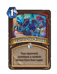 Карта Hearthstone «Вызов свидетеля»