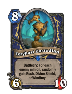 Карта Hearthstone «Смотритель из Торгаста»