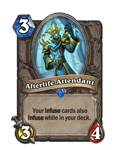 Карта Hearthstone «Потусторонний служитель»