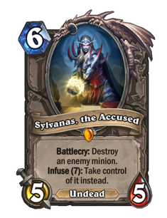 Карта Hearthstone «Осужденная Сильвана»