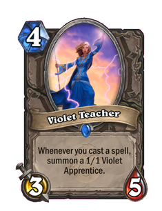 Карта Hearthstone «Учительница магии»