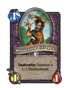 Карта Hearthstone «Одержимый крестьянин»