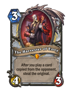 Карта Hearthstone «Жнец Зависти»