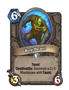 Карта Hearthstone «Болотная тварь»