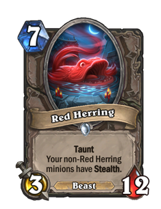 Карта Hearthstone «Красная сельдь»