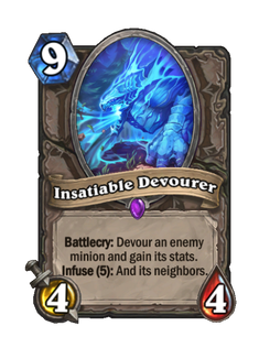 Карта Hearthstone «Ненасытный пожиратель»