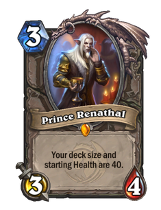Карта Hearthstone «Принц Ренатал»