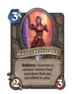 Карта Hearthstone «Шансонетка»