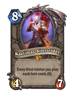 Карта Hearthstone «Кель'тас Греховный Скиталец»