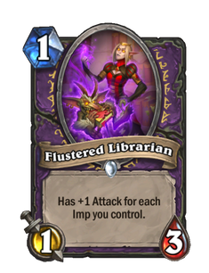 Карта Hearthstone «Беспокойный библиотекарь»