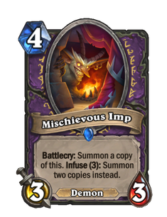 Карта Hearthstone «Зловредный бес»