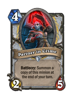 Карта Hearthstone «Соучастник преступления»