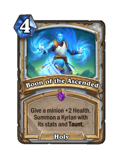 Карта Hearthstone «Благословение перерожденных»