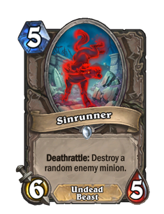 Карта Hearthstone «Кошмарный конь»