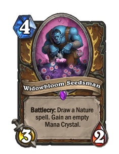 Карта Hearthstone «Культиватор вдовоцвета»