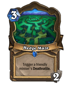 Карта Hearthstone «Лесной лабиринт»
