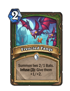 Карта Hearthstone «Бешеные клыки»