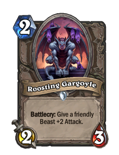 Карта Hearthstone «Отдыхающая горгулья»