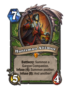 Карта Hearthstone «Ловчий Альтимор»