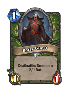Карта Hearthstone «Замышляющий гость»