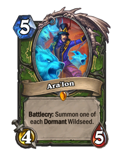 Карта Hearthstone «Ара'лон»