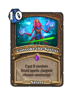 Карта Hearthstone «Созыв духов»