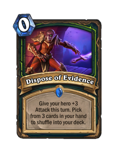 Карта Hearthstone «Уничтожение улик»