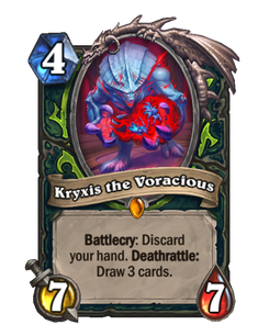 Карта Hearthstone «Криксис Ненасытный»