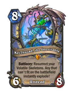 Карта Hearthstone «Кел'Тузад Неизбежный»