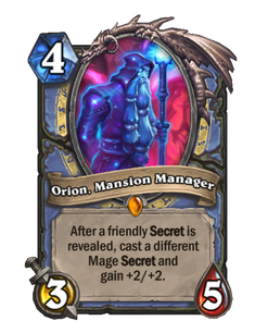 Карта Hearthstone «Бурмистр Орион»