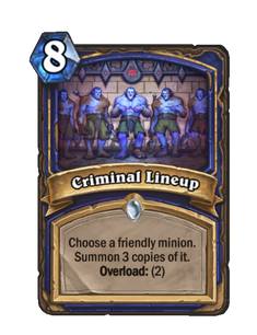 Карта Hearthstone «Преступная организация»
