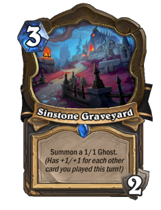 Карта Hearthstone «Кладбище Грехопада»