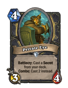 Карта Hearthstone «Соглядатай»
