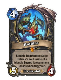 Карта Hearthstone «Халкиас»