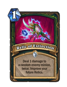 Карта Hearthstone «Реликвия истребления»