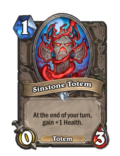 Карта Hearthstone «Грехокаменный тотем»