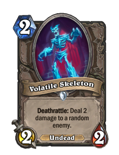 Карта Hearthstone «Взрывоопасный скелет»