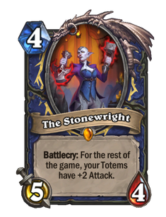 Карта Hearthstone «Камнетворица»