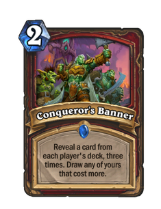 Карта Hearthstone «Знамя завоевателя»