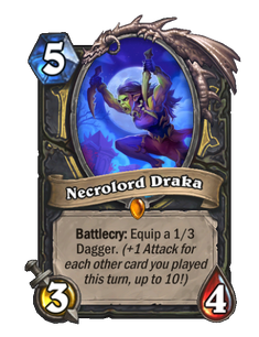 Карта Hearthstone «Некролорд Дрека»