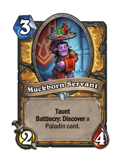 Карта Hearthstone «Грязерожденный слуга»