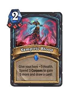 Карта Hearthstone «Кровь вампира»