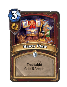 Карта Hearthstone «Тяжелые латы»