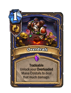Карта Hearthstone «Перерасход»