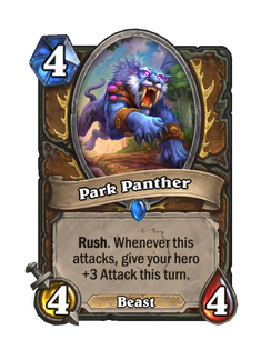 Карта Hearthstone «Парковая пантера»