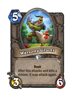 Карта Hearthstone «Рубака Песни Войны»