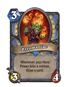 Карта Hearthstone «Пироманьячка»